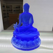 彩色琉璃佛像，古法琉璃佛像，水晶琉璃佛像观音菩萨定制，琉璃药师佛 广州琉璃佛像工厂，成都琉璃佛像工艺