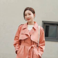 KATSURINA女式中长款风衣高杭州设计师品牌折扣女装直播尾货