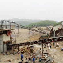 干式石料制沙生产线 花岗岩制砂生产线 砂石料破碎生产线