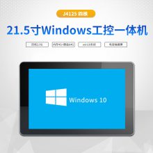 21.5寸windows工业平板电脑工控触摸一体机双网口