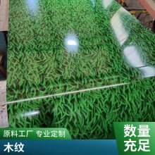 小草彩涂 印花彩涂卷板 家用电器用彩涂板