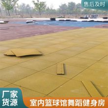 防腐耐磨实木运动地板篮球羽毛球舞台体育地板包安装