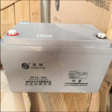 圣阳SP12-100蓄电池12V100AH UPS电源直流屏中控室消防主机免维护