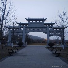 广东省汕头市石雕门楼测量制作安装一体化