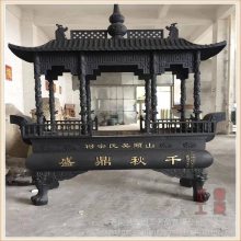 正圆制造宗祠铸铜香炉　陵园墓地铸铁香炉　长方形香炉铸造厂家