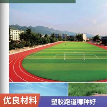 硅pu塑胶篮球场景观休闲人工草坪13mm厚混合型塑胶跑道