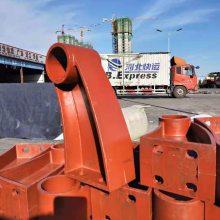 防撞墙护栏扶手 ZG25铸钢支承架 牛角形构件