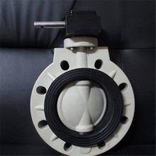 厂家定制 塑料蝶阀 法兰连接 D371X-10S 塑料材质 手动蝶阀 可按需定制 DN400