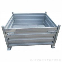 金属物料箱 钢制周转箱定制