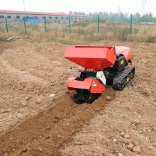 开平市农用果园管理机低矮履带开沟施肥机自走式小型旋耕机