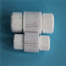 1寸PTFE單向閥 擴(kuò)口式四氟單向閥逆止閥生產(chǎn)定制
