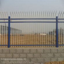 工业区墙体护栏 工地围墙栅栏 小区外墙锌钢栏杆
