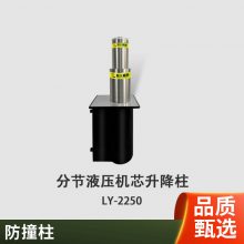 联义 停车场挡车不锈钢防撞路桩 全自动液压升降柱 防冲撞智能路障