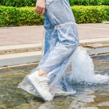 一次性雨鞋鞋套下雨天防水防滑透明塑料室外加厚隔离脚套防雨