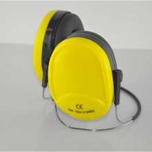 黄色颈戴式耳罩TP-249176-2 睡眠隔音耳罩 ***舒适防噪音耳罩 学习射击乘车船防护耳罩