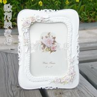 7吋欧式田园婚纱相框相架***树脂家居摆饰酒店装饰创意礼品