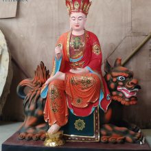 西方三圣 地藏王菩萨佛像 寺庙寺院佛像 四大菩萨 坐谛听地藏王菩萨像