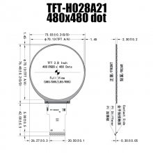 2.8Բβ480*480ֱSPI+RGBӿTFTʾ