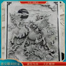 寺院浮雕石雕窗花 大鹏石材承接园林古建人物花鸟图案工程 线条清晰