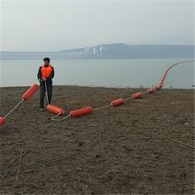 水面漂浮物拦截装置聚乙烯材质拦污漂排供应