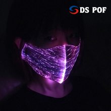 抖音同款发光口罩夜店***LED七彩充电PM2.5防护夜光口罩LED口罩