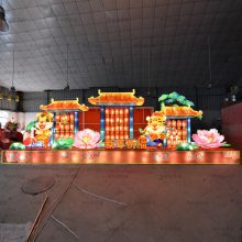 华亦彩彩灯灯饰厂定制2022虎年春节元宵节室外大型装饰造型灯