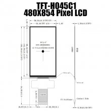 4.5TFTʾģ480*854ֱMCUӿڲɫҺNT35510S