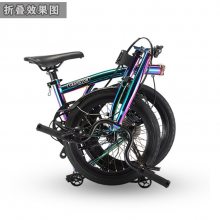 新品16寸折叠自行车成人旅行便携3段折叠车9速儿童折叠单车女士车