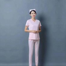 医院医生工作服 工作衣棉质 长短袖套装牙科工作服套装