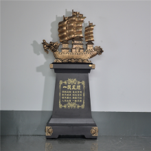 一帆風(fēng)順龍年大吉 仿古銅鼎定制 煥環(huán)祥定制酒店大堂開業(yè)賀禮擺件