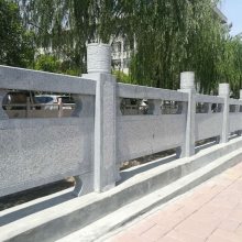 承接各种工程石雕栏杆 园林景观桥梁石材防护栏 石头栏板