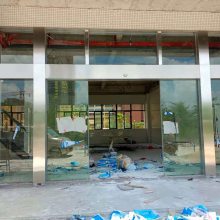 广州人体感应门，广州银行自动感应门，广州商场感应玻璃门定制安装维修