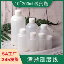 现货10-200ml毫升半透明塑料水剂瓶子带刻度液体包装容器