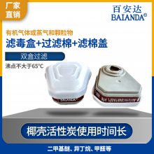 百安达 3117+1405 AX1KP95 防甲醛及颗粒物 滤毒盒