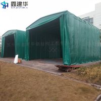 加厚防雨伸缩雨棚布 汽停蓬 简易活动帐篷搭建