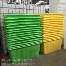 塑料方箱批发 500L加厚***周转箱质量可靠 推布车