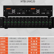 netLINK HTB-14AC 19Ӣ2U˫Դҵ14۹շܻ