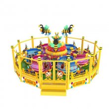 儿童公园大型游乐场设备 蜜蜂喷球车游乐设备规格参数
