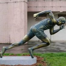 运动会摆设大学生人像雕像 体育课运动员奔跑造型塑像
