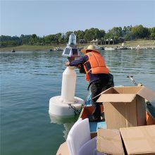 水上自动升降式灯浮标直径1.4米聚乙烯航标参数