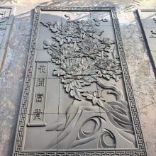 定制大型浮雕 古建筑影壁墙 烧制青砖雕刻 烧制砖雕厂 浮雕照壁 淞山古建园林仿古建材批发