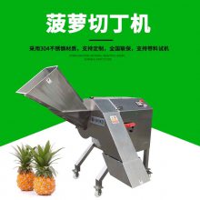 广州九盈菠萝切丁机 不锈钢凤梨切丁机 大产量台湾高速果蔬切丁机