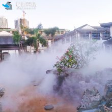 小区喷雾造景,生态公园喷雾造景,假山喷雾景观