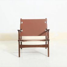 意式极简风定制单人休闲椅