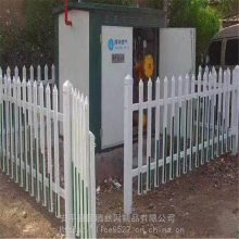 金属内衬塑料外皮护栏 草坪PVC栅栏 城市配电箱围栏