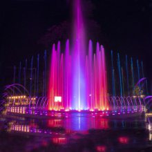 大型户外喷泉水景 水幕电影表演 激光水秀灯光秀 按需定制