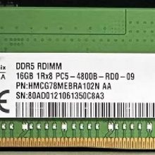 HMCG78MEBRA102N AA 16GB 1Rx8 PC5-4800B-RD0-09ڴ