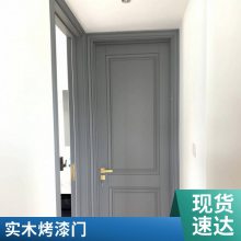 酒店房间复合实木烤漆门 安装简单带门套线平开门带图定制