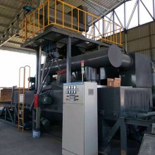 惠州喷砂设备 通过式抛丸机翻新除锈自动化操作