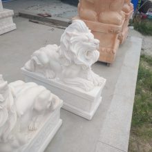 欧式走狮雕塑摆放/石雕狮子/欧式石狮子